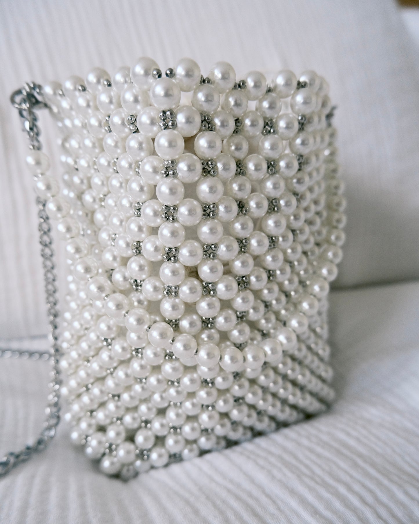 Pearl Mini Bucket Bag | Bridal Occasion Accessory