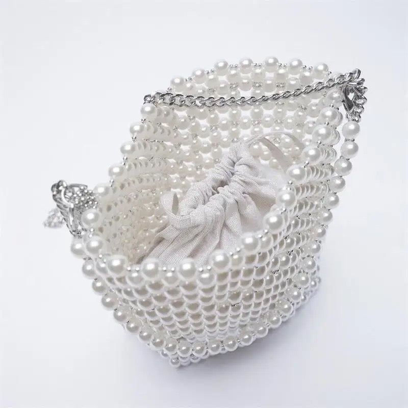 Pearl Mini Bucket Bag | Bridal Occasion Accessory