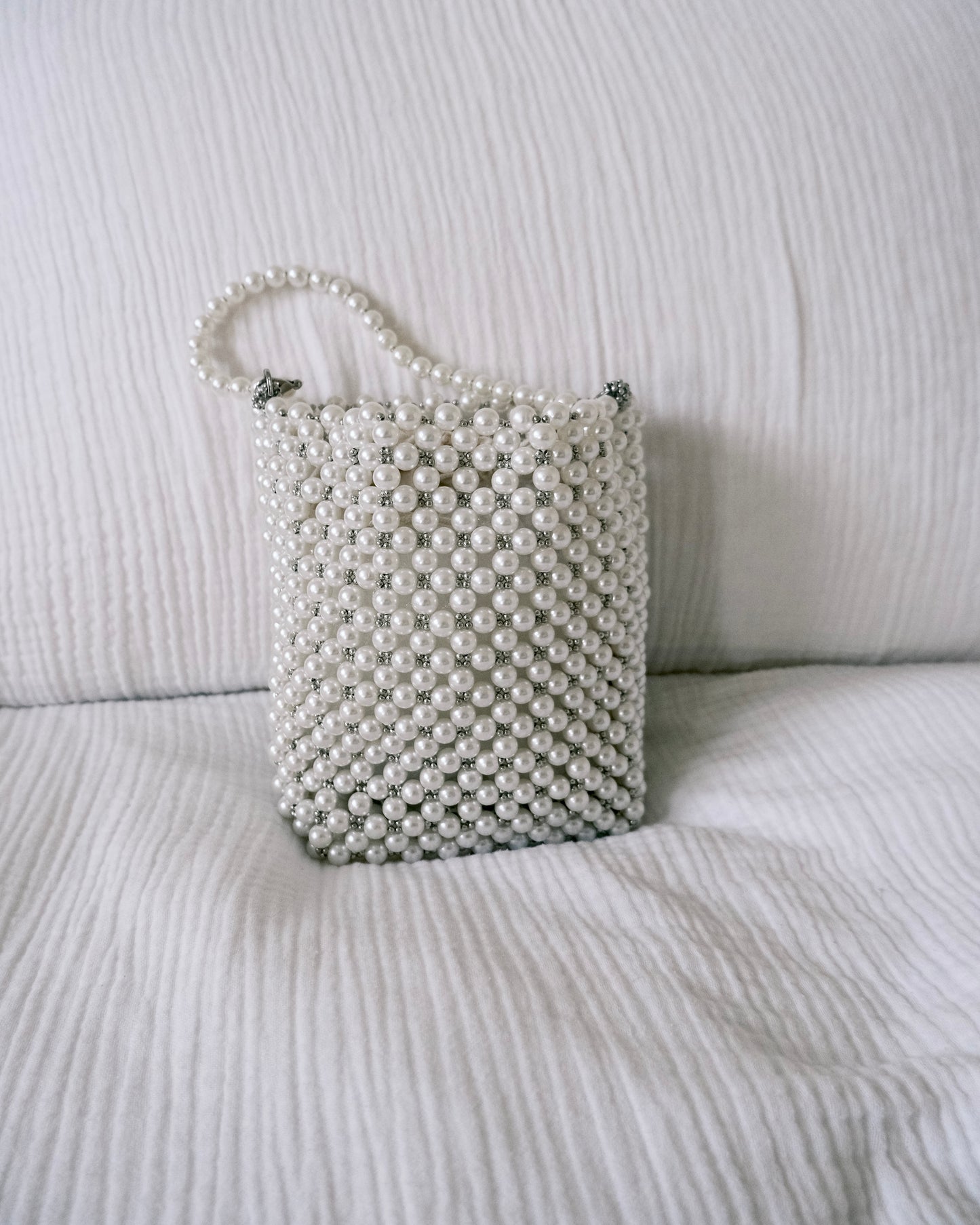 Pearl Mini Bucket Bag | Bridal Occasion Accessory